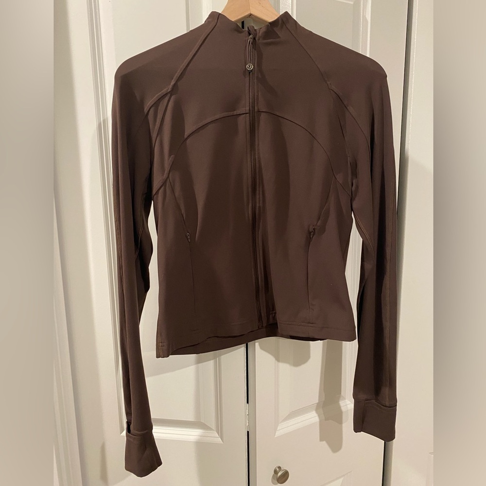 Lululemon Define Cropped Jacket in Espresso